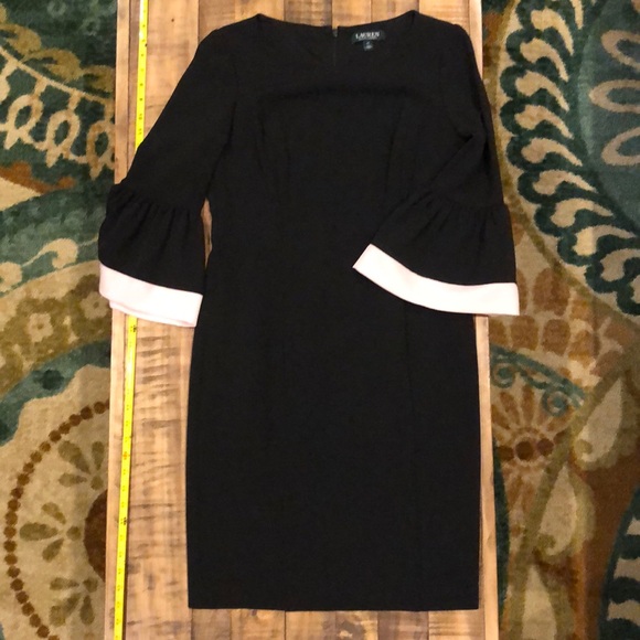 Ralph Lauren Flutter Sleeve Dress - Picture 1 of 4
